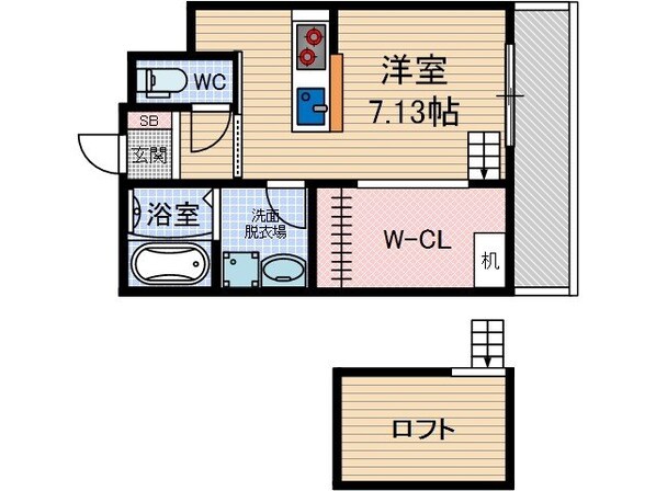 ルクシアの物件間取画像